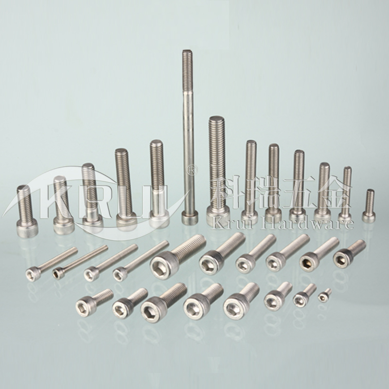 In KR002- hexagonal round column head machine screw GB70.1 ISO4762 DIN912 JISB1176