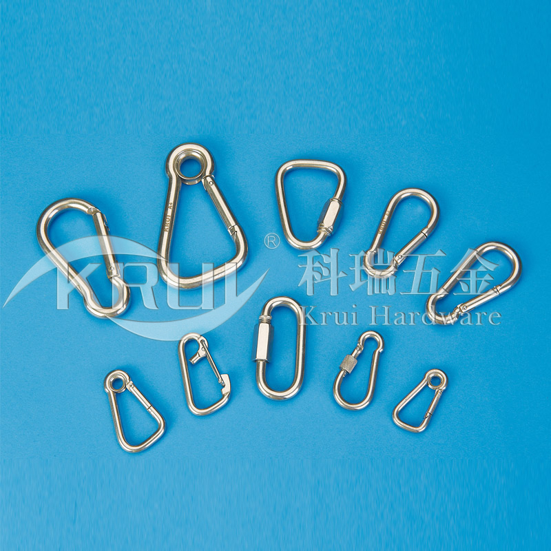 Stainless steel rigging--The spring buckles the mountaineering to buckle the series