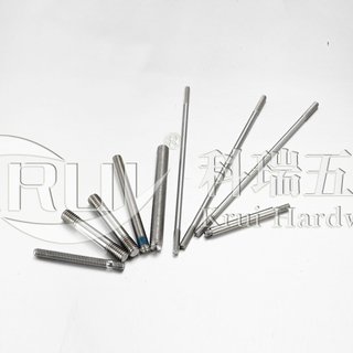 KR017 stainless steel double headed stud tooth good perfect thread screw rod